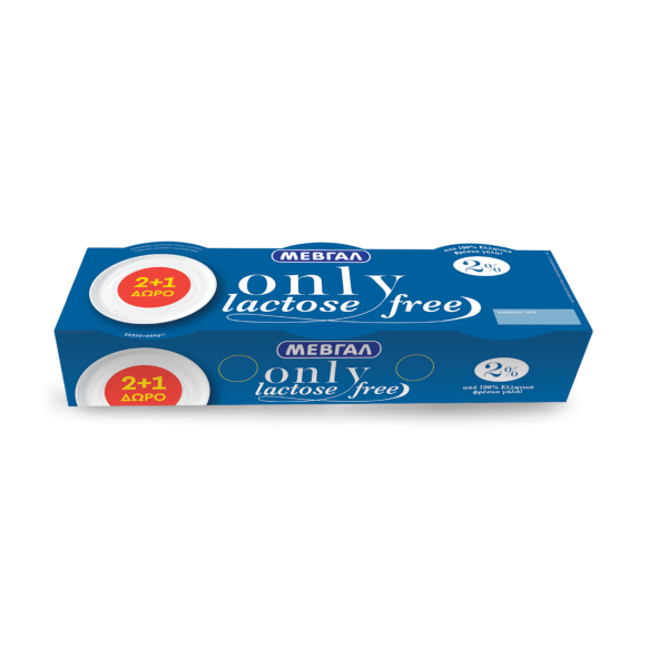 ΕΠΙΔΟΡΠΙΟ  2%  Χ.ΛΑΚΤΟΖΗ ONLY ΜΕΒΓΑΛ  200gr (2+1Δ)