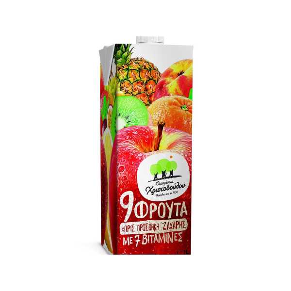 ΧΥΜΟΣ 9ΦΡ&7ΒΙΤΑΜ.ΧΡΙΣΤΟΔΟΥΛΟΥ 1ltr