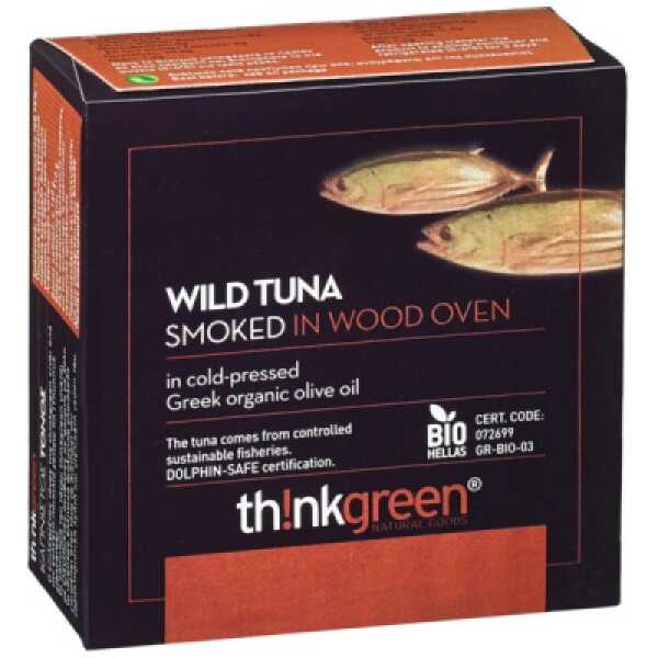 ΤΟΝΟΣ ΚΑΠΝΙΣΤΟΣ ΣΕ ΒΙΟ ΕΛΑΙΟΛΑΔΟ YELLOW FIN FOS THINK GREEN 160gr