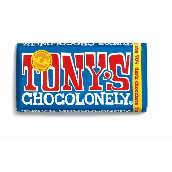 ΣΟΚΟΛΑΤΑ ΥΓΕΙΑΣ 70% ΚΑΚΑΟ TONY'S CHOCOLONELY 180gr