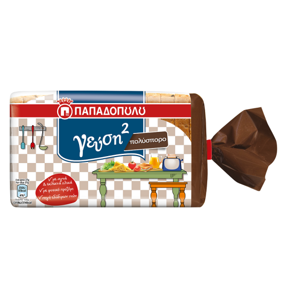 ΨΩΜΙ ΤΟΣΤ ΓΕΥΣΗ 2 ΠΟΛΥΣΠΟΡΟ ΠΑΠΑΔΟΠΟΥΛΟΥ 380gr