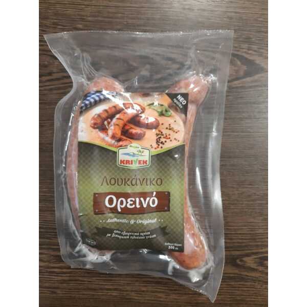 ΛΟΥΚΑΝΙΚΟ ΟΡΕΙΝΟ (ΧΩΡΙΑΤΙΚΟ) 300gr KRIVEK