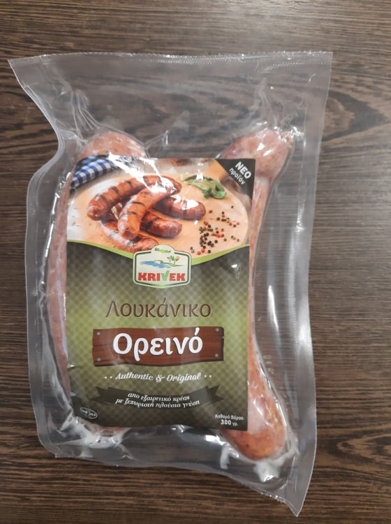 ορεινο ΛΟΥΚΑΝΙΚΟ ΟΡΕΙΝΟ (ΧΩΡΙΑΤΙΚΟ) 300gr KRIVEK - Image 1
