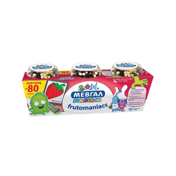 ΕΠΙΔΟΡΠΙΟ FRUTOMANIACS ΦΡΑΟΥΛΑ&ΣΟΚ. (3x140gr) -0,80€