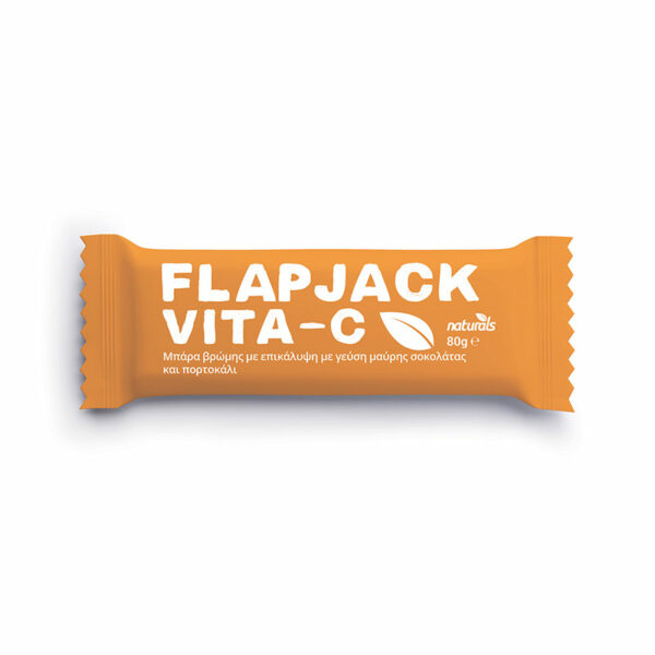 ΜΠΑΡΑ ΒΡΩΜΗΣ ΕΠΙΚ. ΜΑΥΡΗ ΣΟΚ.&ΠΟΡΤ. VIT.C FLAPJACK 80gr
