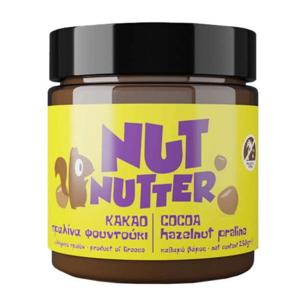 ΠΡΑΛΙΝΑ ΦΟΥΝΤΟΥΚΙ ΚΑΚΑΟ NUTNUTTER 250gr
