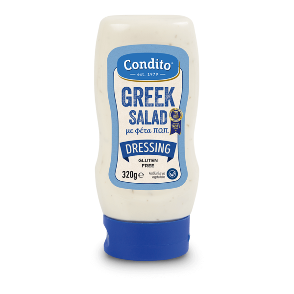 GREEK SALAD DRESSING ΜΕ ΕΛΛΗΝΙΚΗ ΦΕΤΑ ΠΟΠ CONDITO 320gr